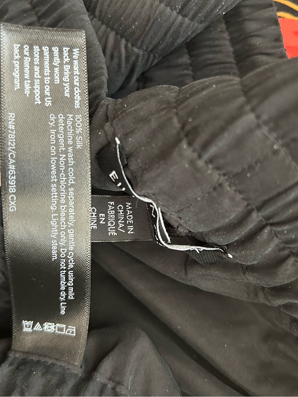 Eileen Fisher "Washed Silk" Cargo Pants NWT - Picture 6 of 6